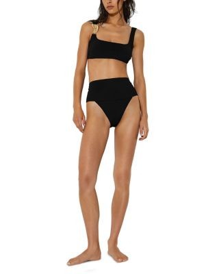 Reiss Alba High Waisted Bikini Bottom