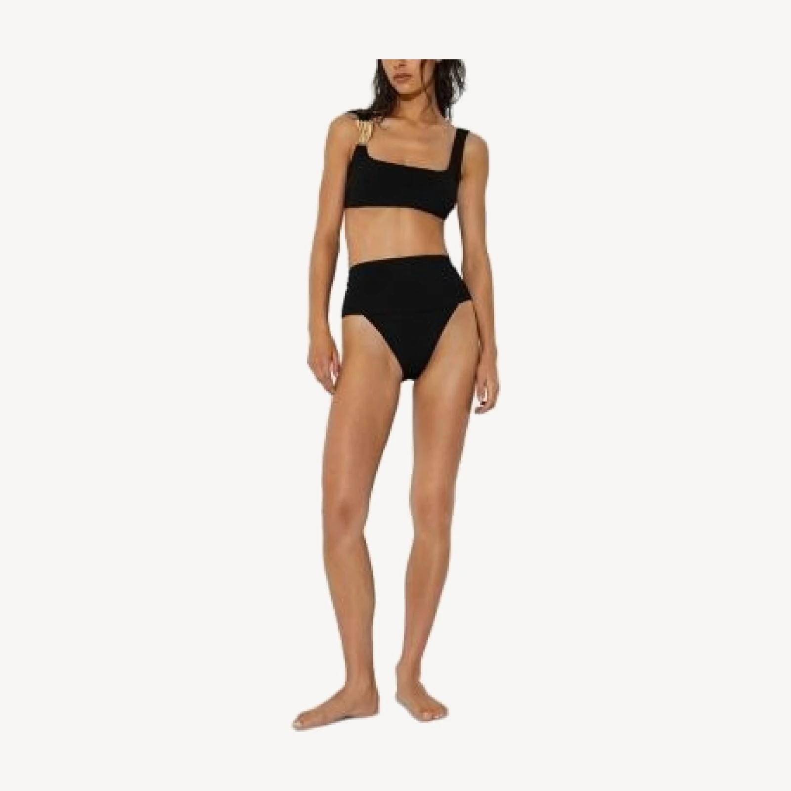 Reiss Alba High Waisted Bikini Bottom