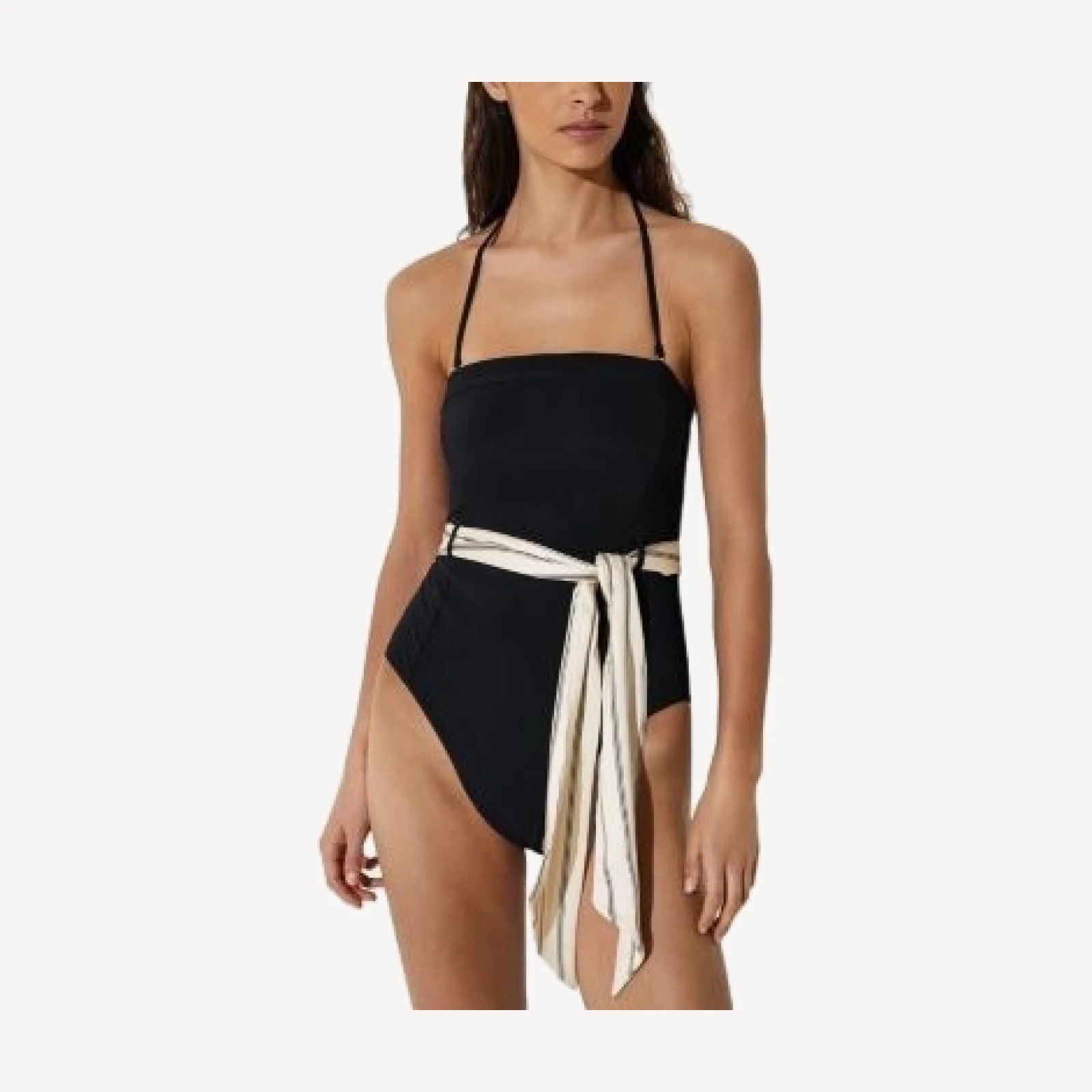 Reiss Etienne Bandeau One Piece Swimsuit