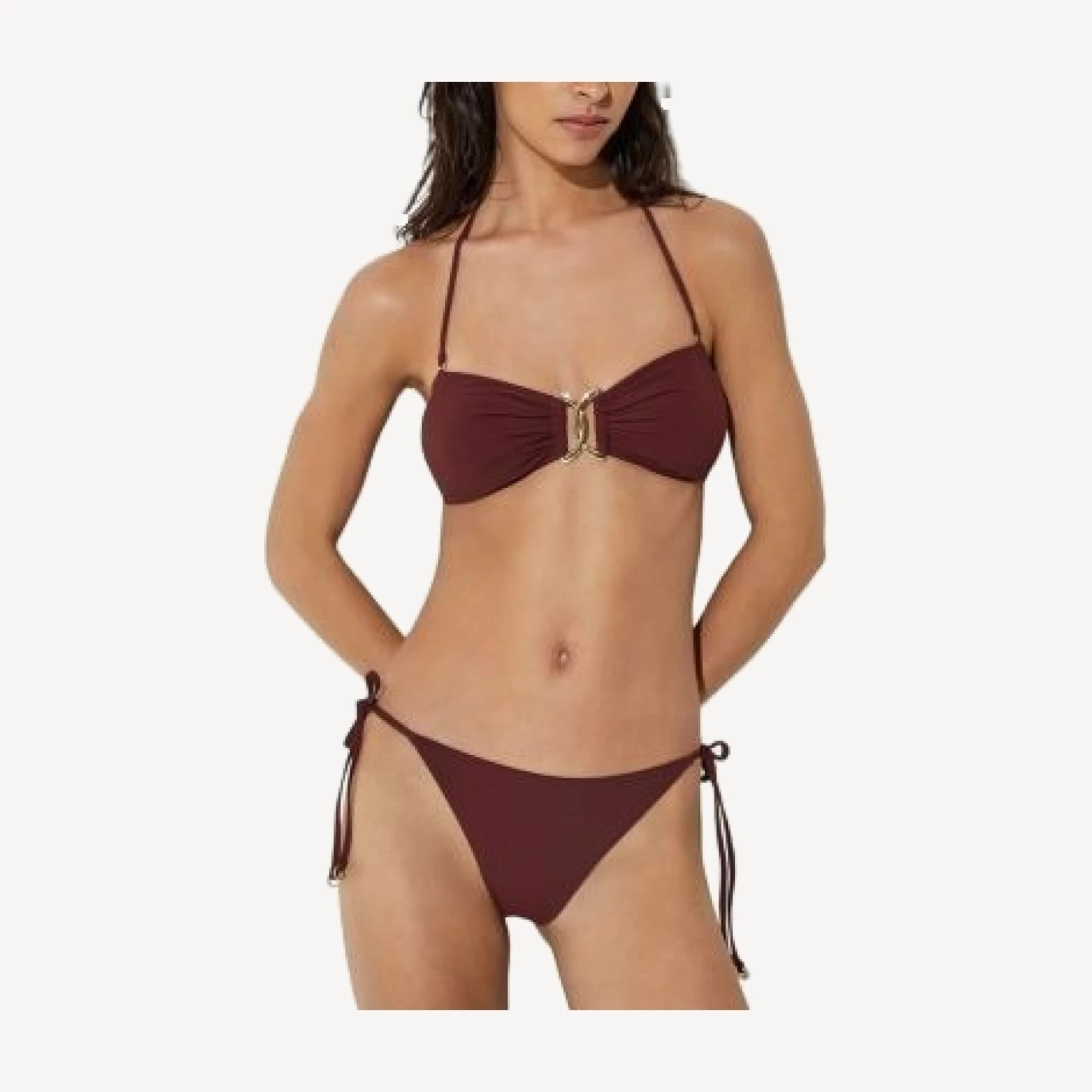 Reiss Johannah Bandeau Bikini Top