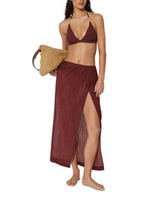 Reiss Rosa Crinkle Gauze Beach Skirt Cover Up