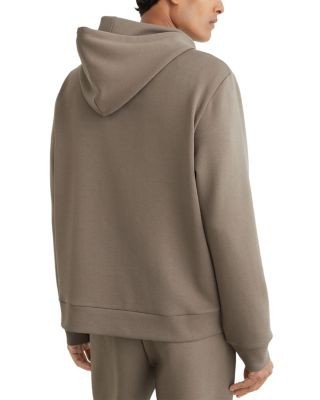 Reiss Dane Interlock Jersey Pullover Hoodie
