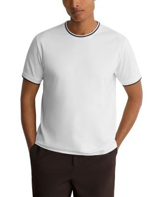 Reiss Ainsley Tailored Fit Contrast Tipping Short Sleeve Tee