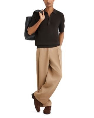 Reiss Warren Basket Stitch Polo