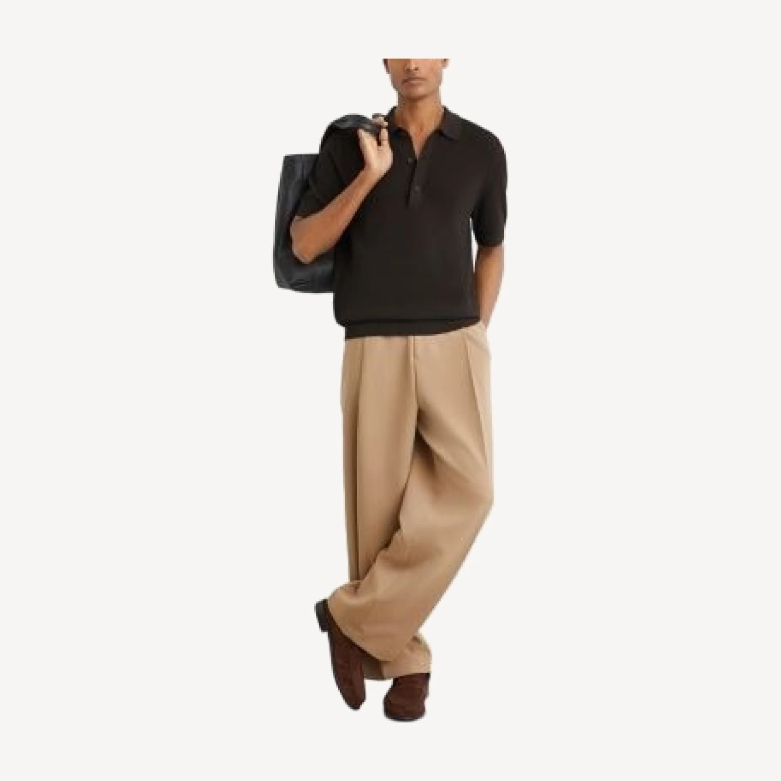 Reiss Warren Basket Stitch Polo