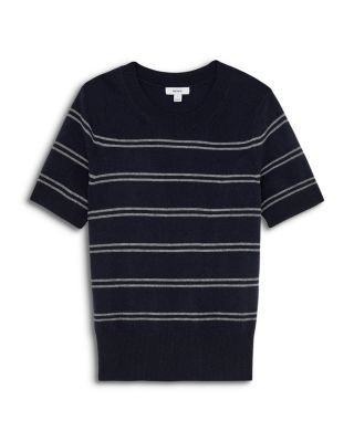 Reiss Sabrina Wool Blend Short Sleeve Sweater