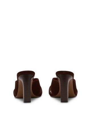 Reiss Women's Rochelle Suede Crossover Mules