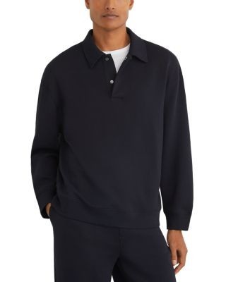 Reiss Brooks Interlock Polo Sweatshirt