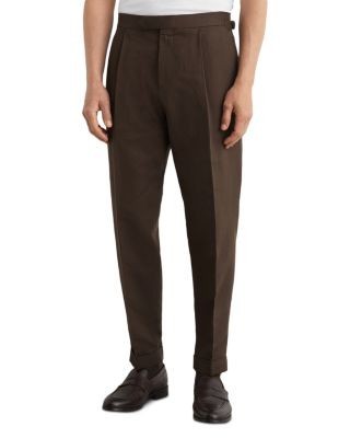 Reiss Tapered Fit Buckle Adjuster Trousers