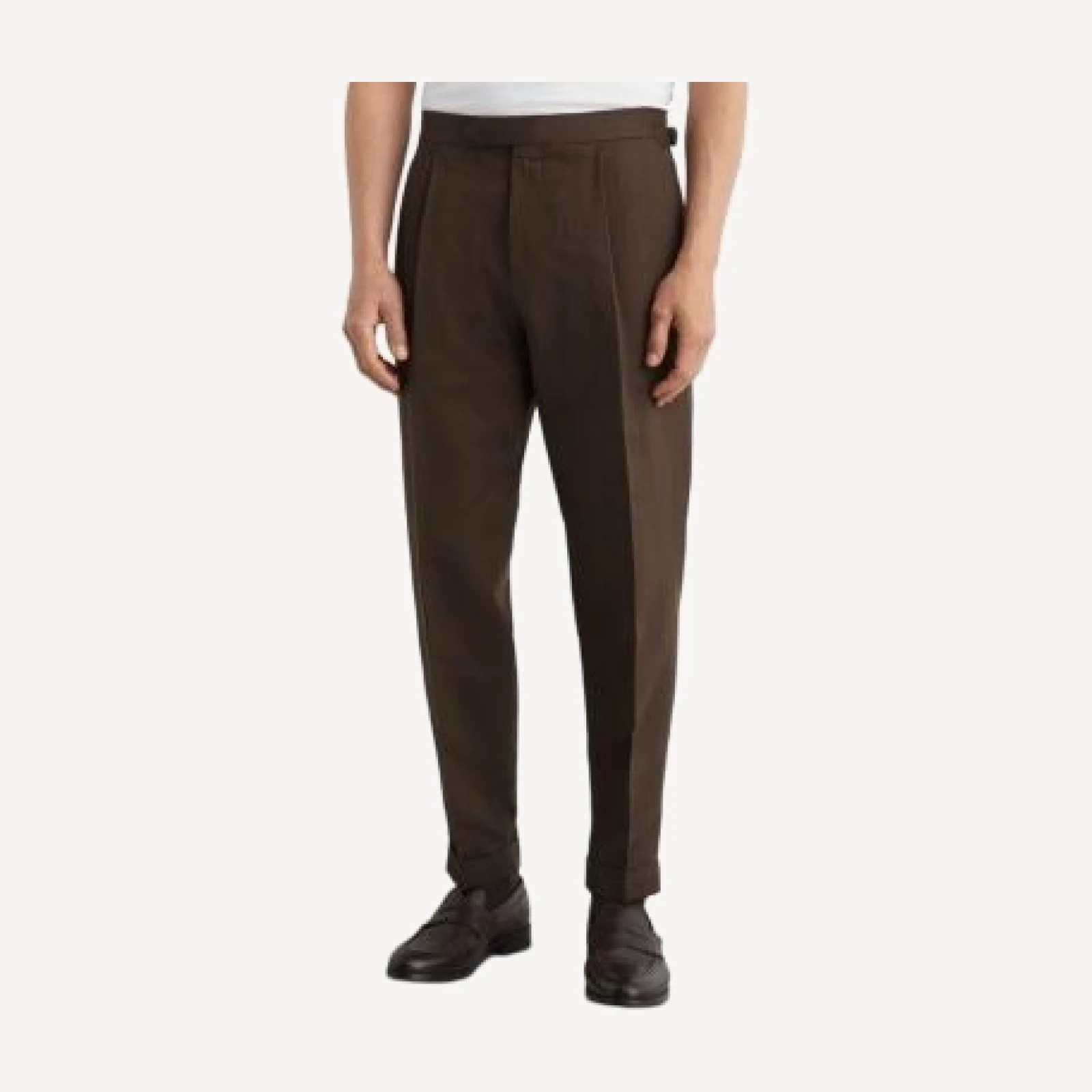 Reiss Tapered Fit Buckle Adjuster Trousers
