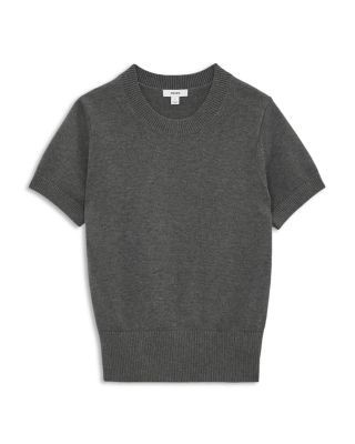 Reiss Rita Cotton & Wool Crewneck Sweater