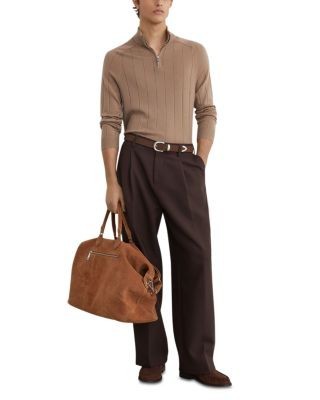 Reiss Findlay Half Zip Wool Sweater