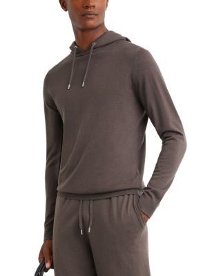Reiss Holland Wool Drawstring Hoodie