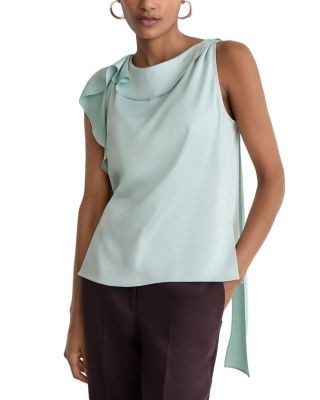 Reiss Hanna Satin Asymmetric Top