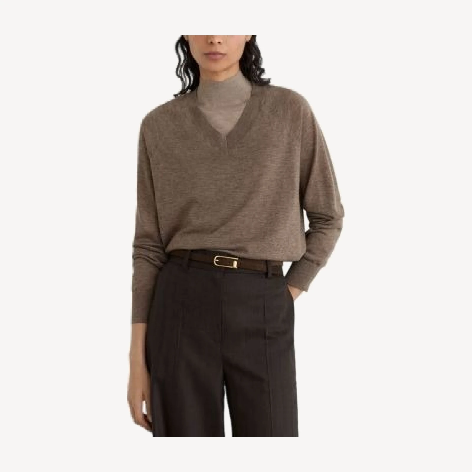 Reiss Paris Merino Wool V Neck Sweater