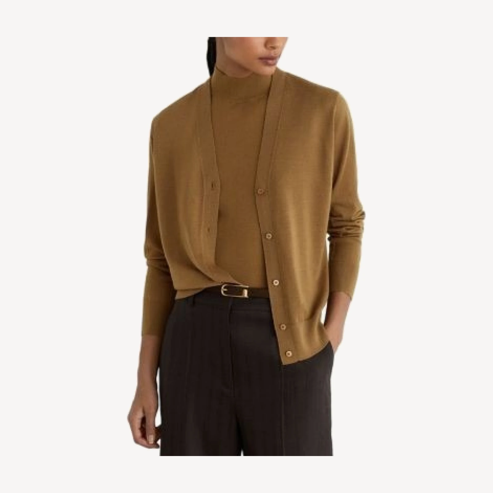 Reiss Simi Merino Wool Cardigan