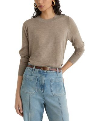Reiss Sadie Merino Wool Crewneck Sweater