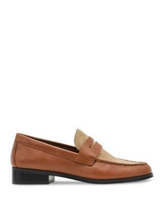 Reiss Women's Kallie Leather & Suede Penny Loafers