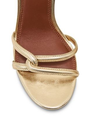 Reiss Women's Metallic Leather Stiletto Sandals