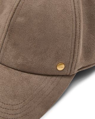 Reiss Nicky Faux Suede Baseball Cap