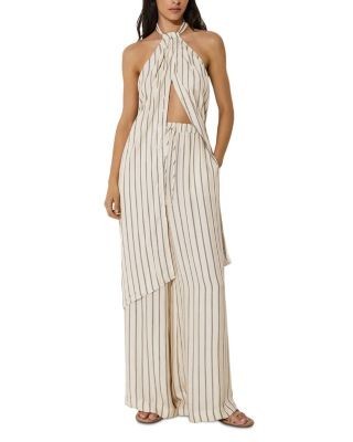 Reiss Isabella Split Scarf Top