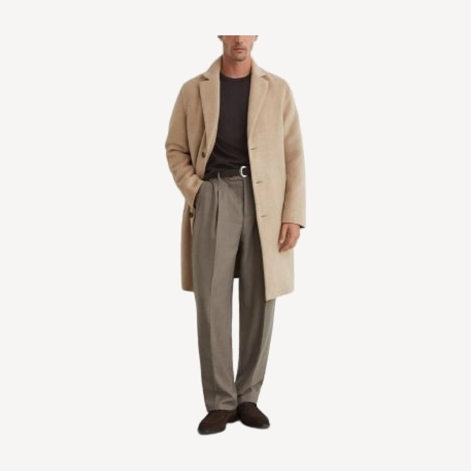 Reiss Knight Epsom Wool Blend Coat