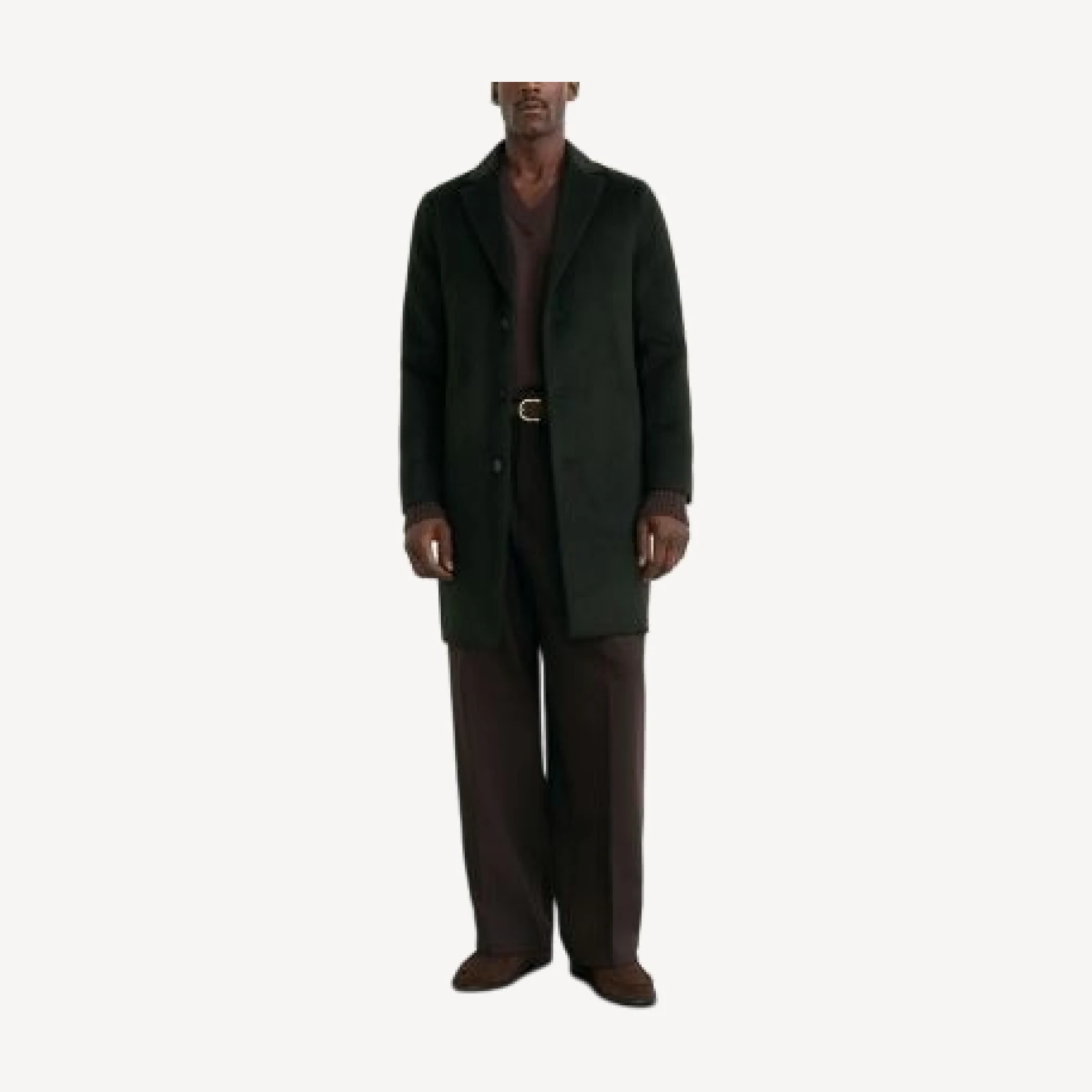Reiss Knight Wool Blend Double Face Epsom Coat