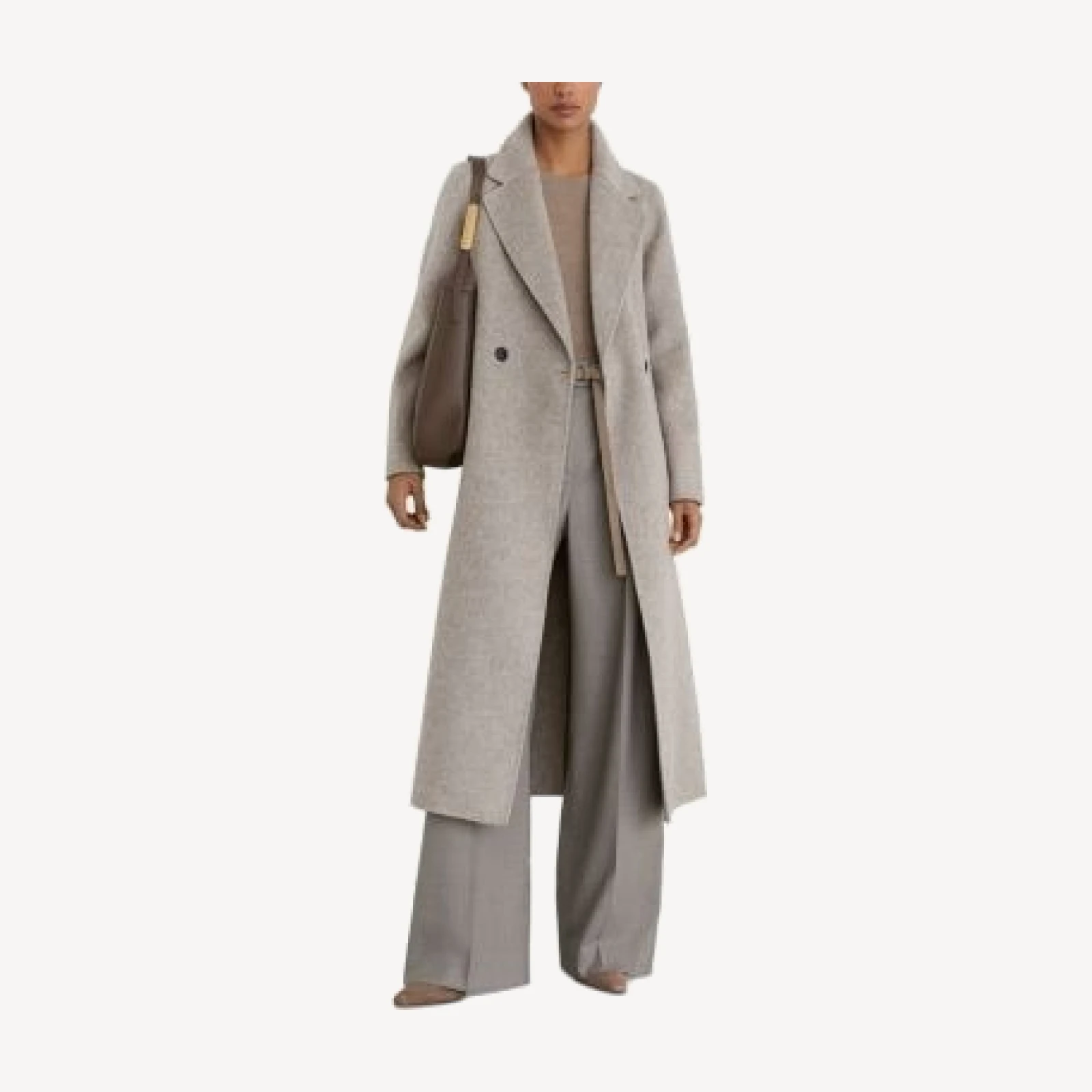 Reiss Daia Wool Blend Herringbone Coat