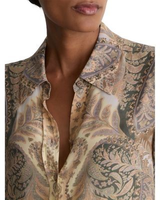 Reiss Katiya Paisley Shirt