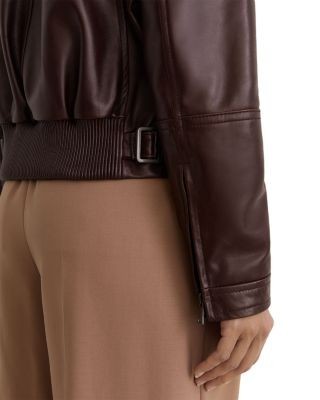 Reiss Sorina Leather Jacket