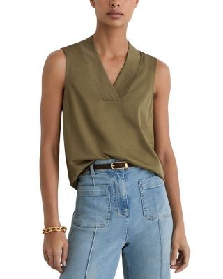 Reiss Miley V Neck Vest