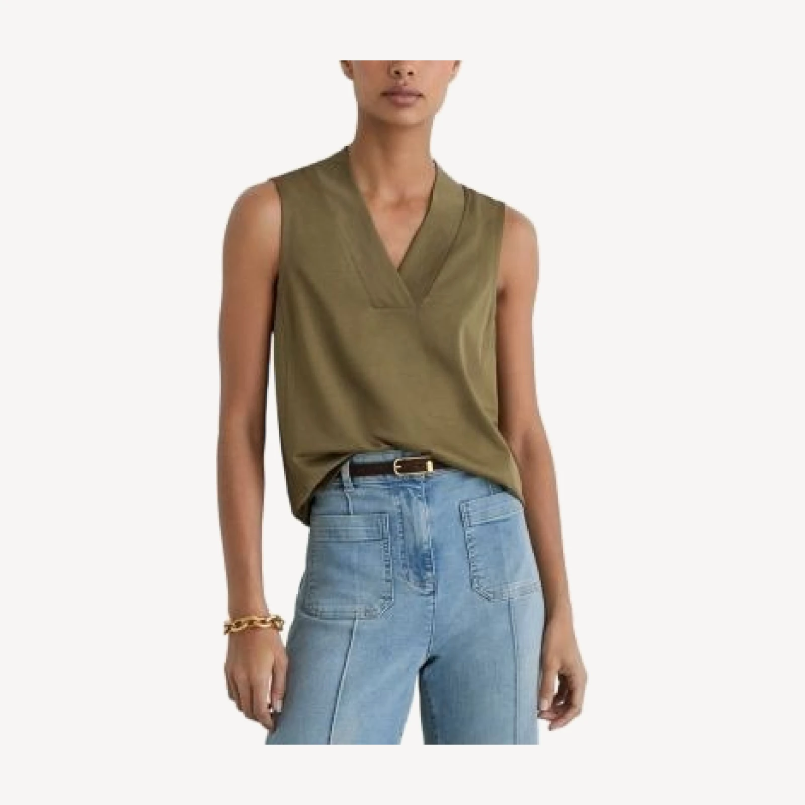 Reiss Miley V Neck Vest