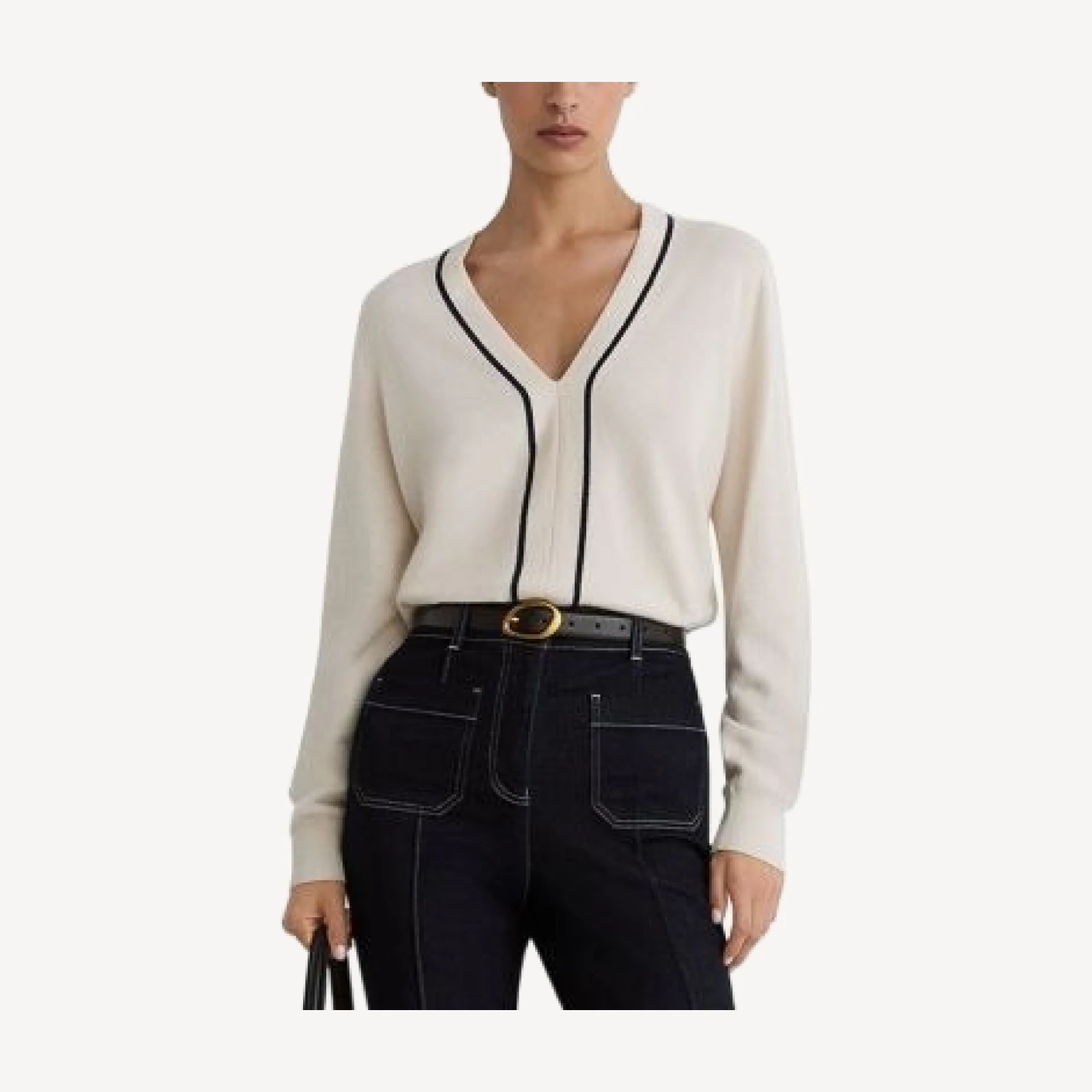 Reiss The Mila Striped Sweater