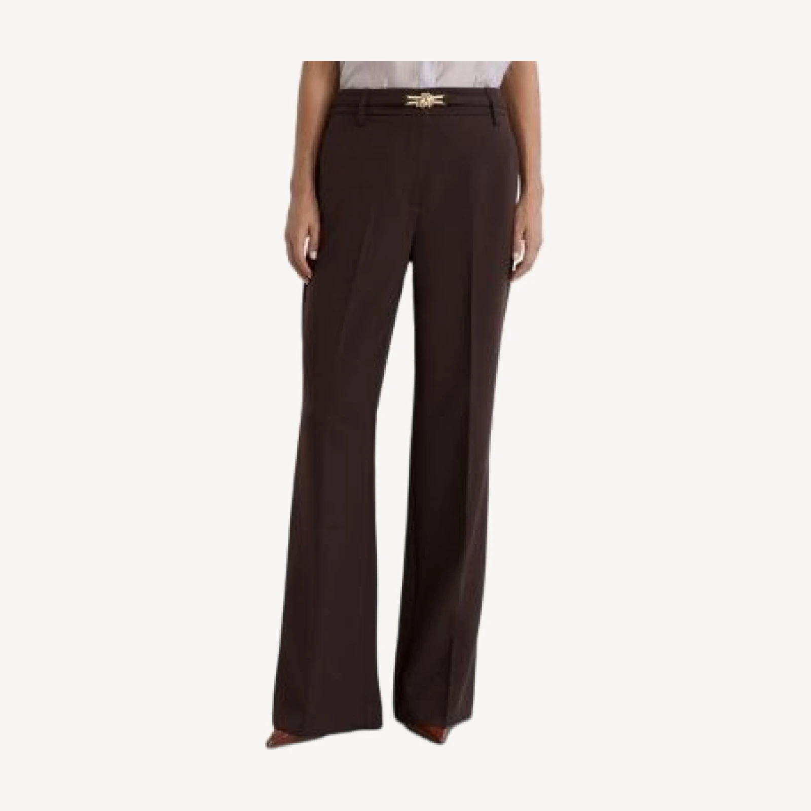 Reiss The Leona Belted Flare Pants