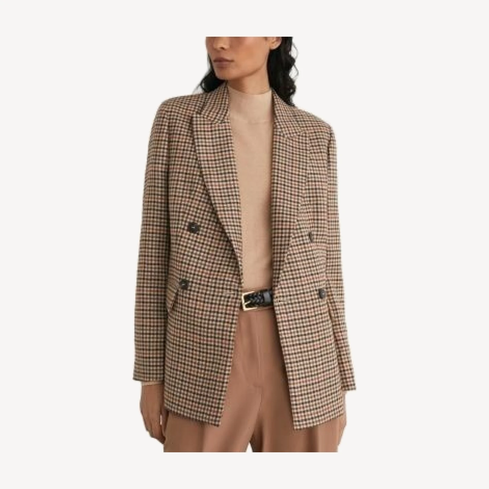 Reiss Willow Wool Peak Lapel Double Breasted Blazer