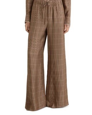 Reiss Minnie Drawstring Waist Wide Leg Pants