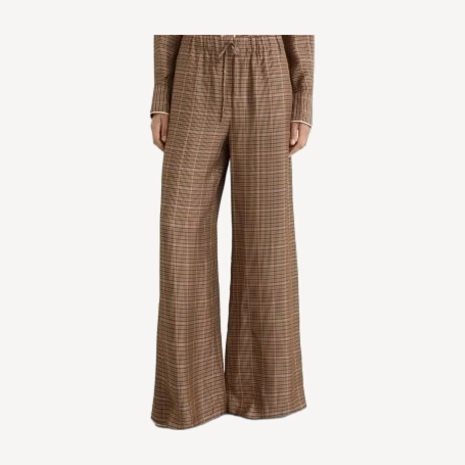 Reiss Minnie Drawstring Waist Wide Leg Pants