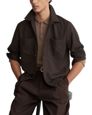 Reiss Penge Brushed Overshirt
