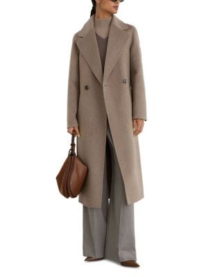 Reiss Thea Belted Double Breasted Coat