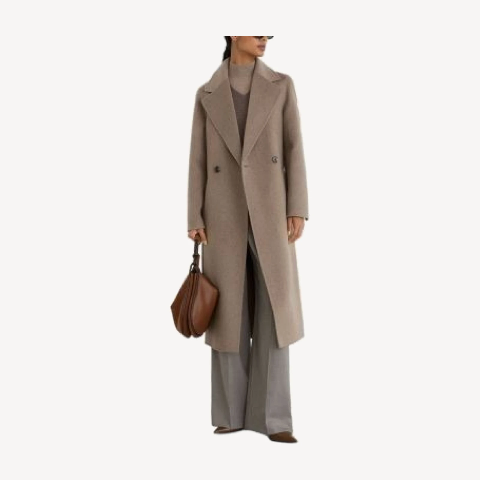 Reiss Thea Belted Double Breasted Coat