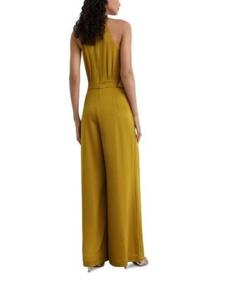 Reiss Finley Drape Neck Jumpsuit