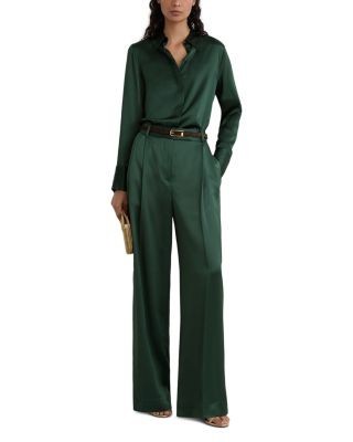 Reiss Ameira Silk Button Front Shirt