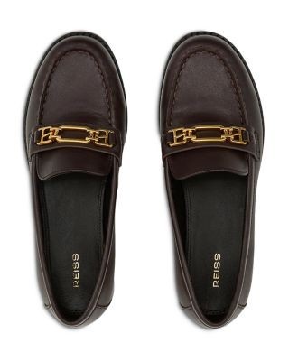 Reiss Women's Rita Hardware Loafers