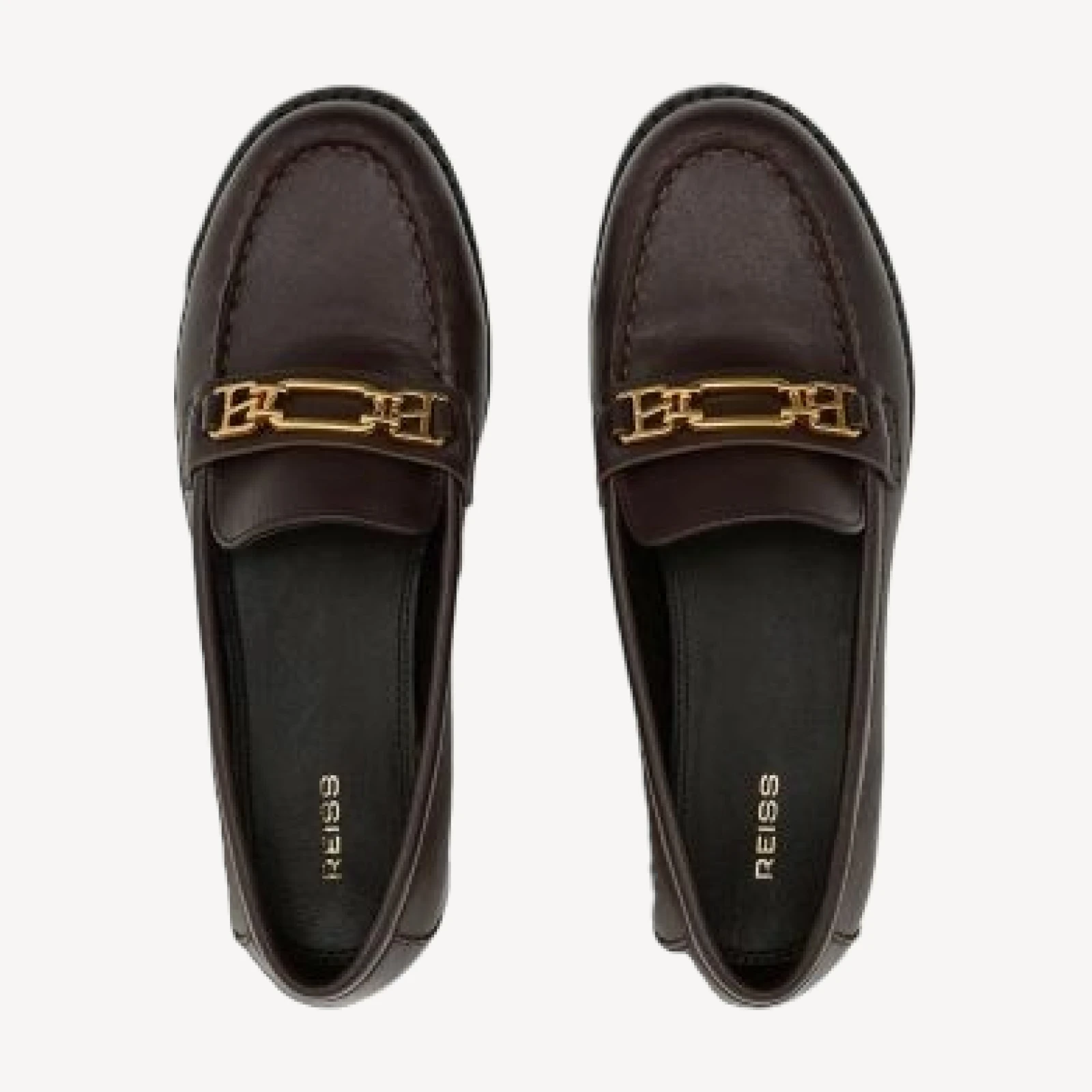 Reiss Women's Rita Hardware Loafers