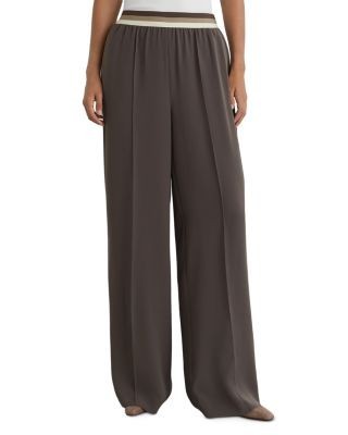 Reiss Sonnie High Rise Wide Leg Pants