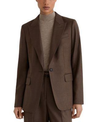 Reiss Derby Peak Lapel Single Button Blazer