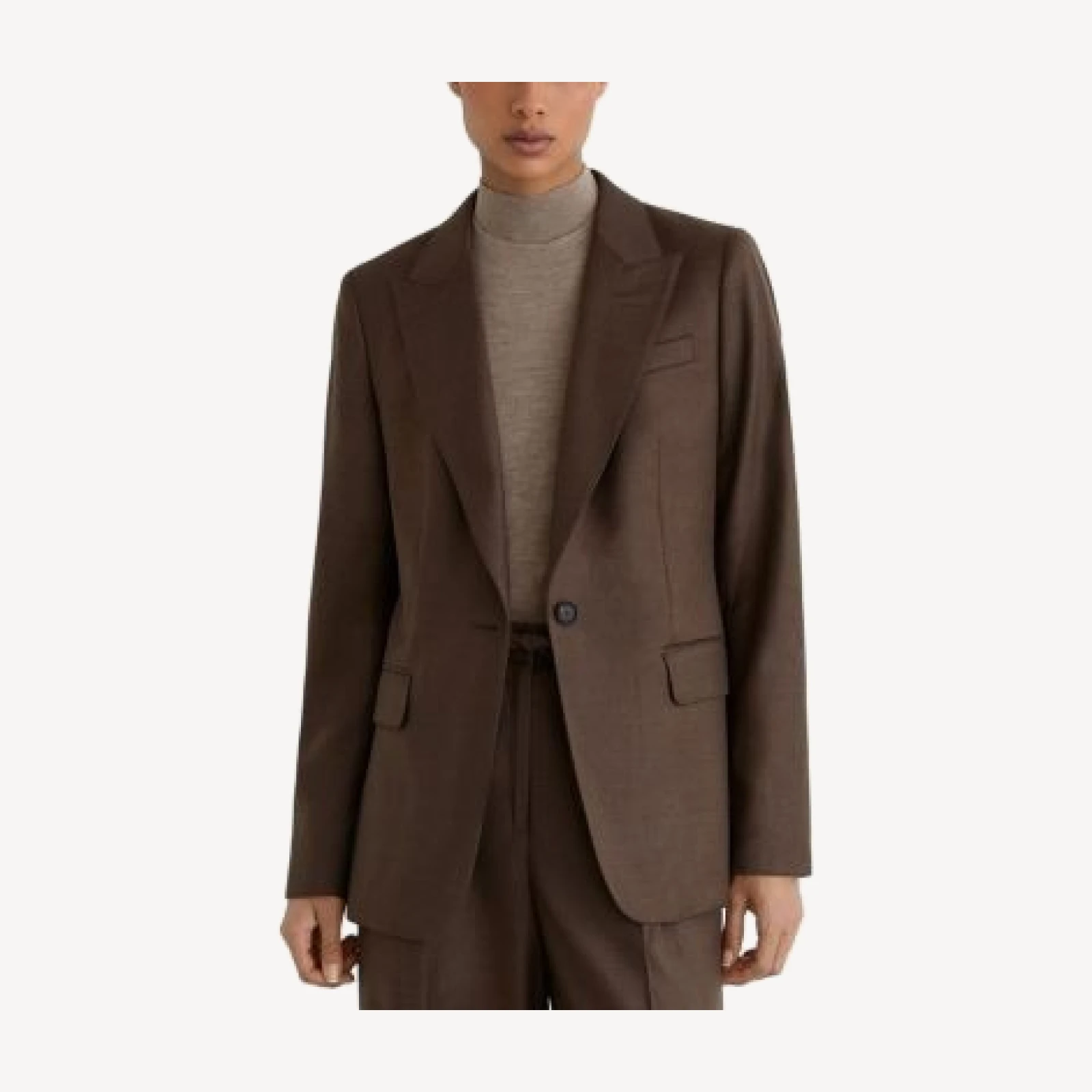 Reiss Derby Peak Lapel Single Button Blazer