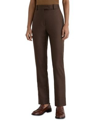 Reiss Derby Wool Blend Slim Leg Pants