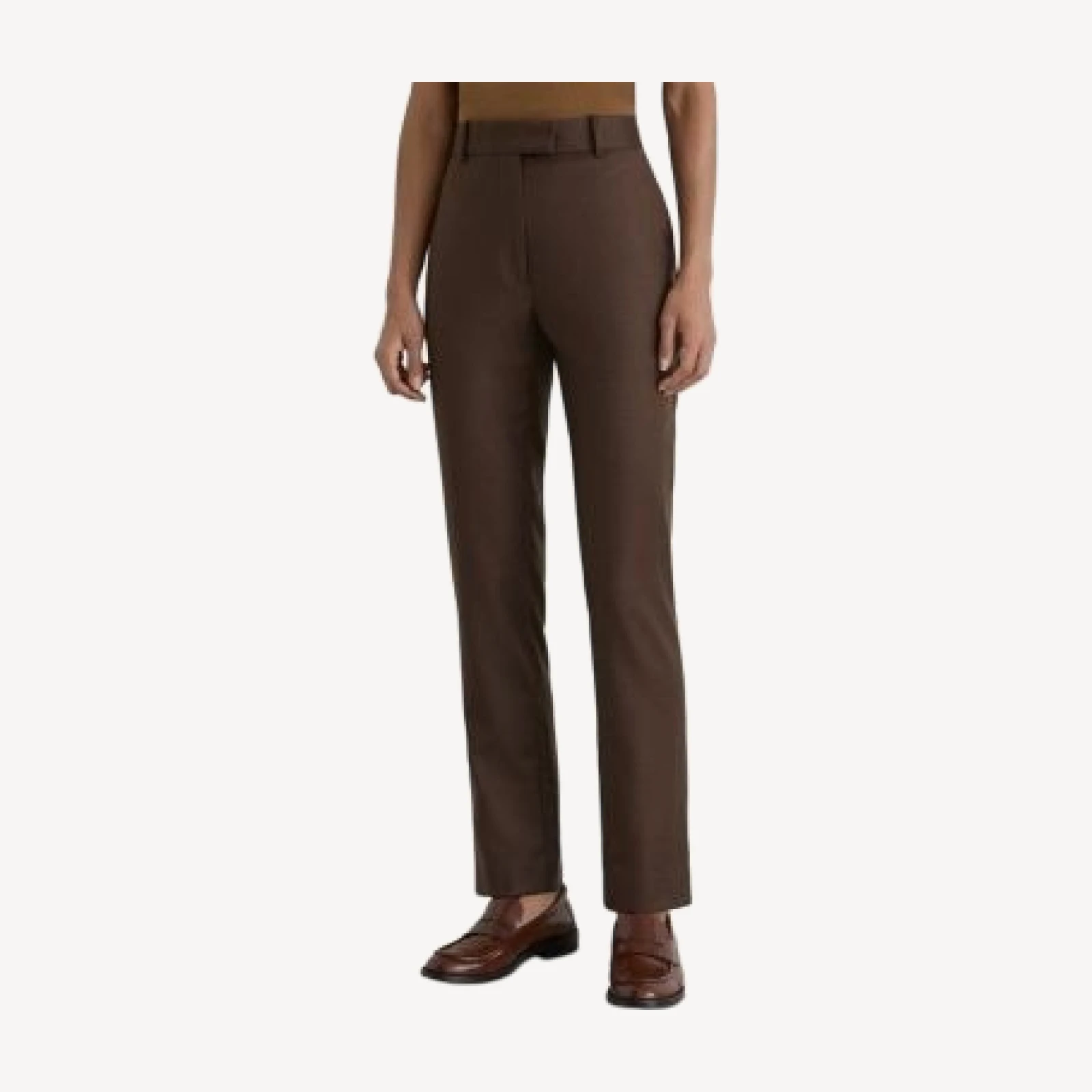Reiss Petites Derby Wool Blend Slim Pants
