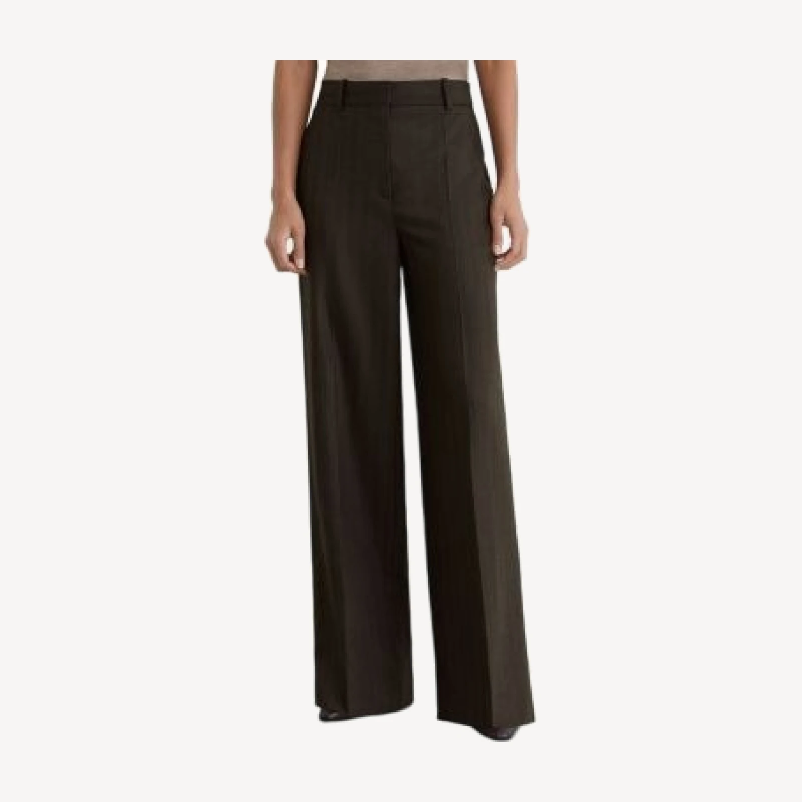 Reiss Dawson Wool Blend Wide Leg Pants